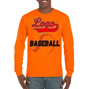 Club T-Shirt, Long Sleeve: Baseball seams
