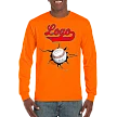 Club T-Shirt, Long Sleeve: Crack Baseball