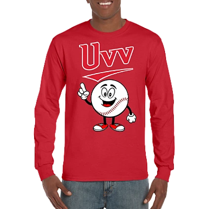 Club T-Shirt, Long Sleeve: Happy Baseball