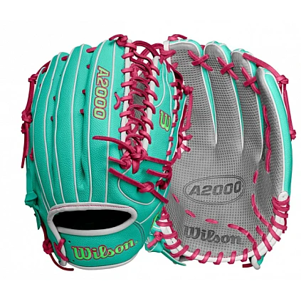 Wilson Spring 2025 A2000 SCOT7SS Seafoam/White/Flamingo 12.75"