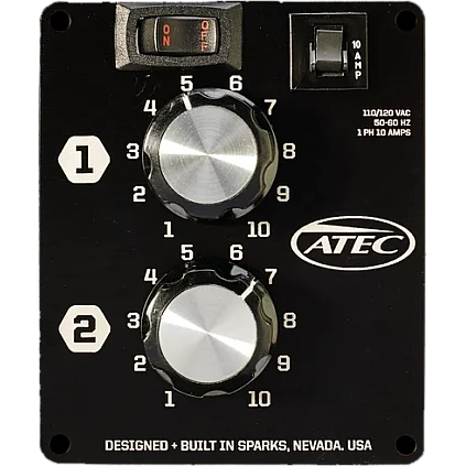 Control panel for Atec machine