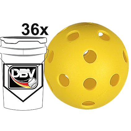 Covee/Diamond CD-PPB-9: Plastic Practice Ball Baseball (Bucket/36)