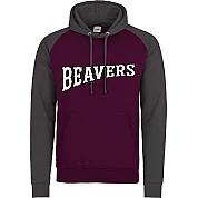 Felpa con cappuccio a contrasto Broxtowe Beavers