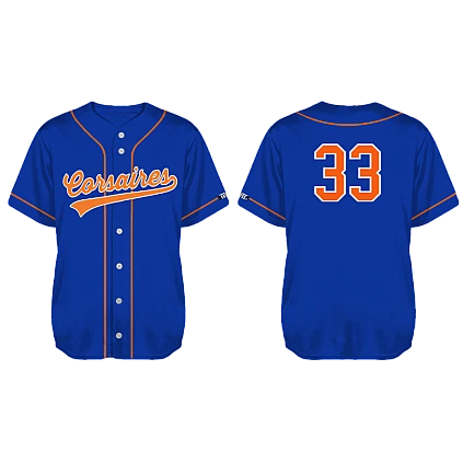 Corsaires de Andernos Jersey, Royal: Flatback Mesh