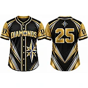 Schwerin Diamonds Alternate Jersey, Flatback Mesh