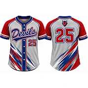 Sehnde Devils Alternate Jersey, Flatback Mesh