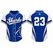 Sefton Sharks Alternate Jersey, Flatback Mesh