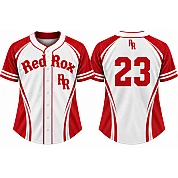 Sutton Red Rox Alternate Jersey, Flatback Mesh