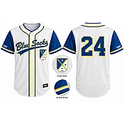 Blue Socks Alternate Jersey, Flatback Mesh