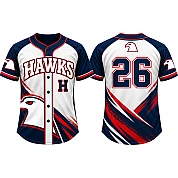 Hawks Alternate Jersey, Flatback Mesh