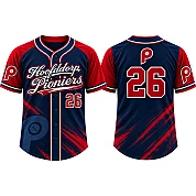 Hoofddorp Pioniers Alternate Jersey, Flatback Mesh