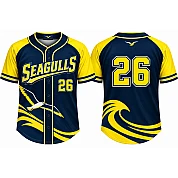Seagulls Alternate Jersey, Flatback Mesh