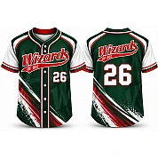 Wizards of Boz Alternate Jersey, Flatback Mesh