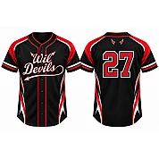 Wil Devils Alternate Jersey, Flatback Mesh