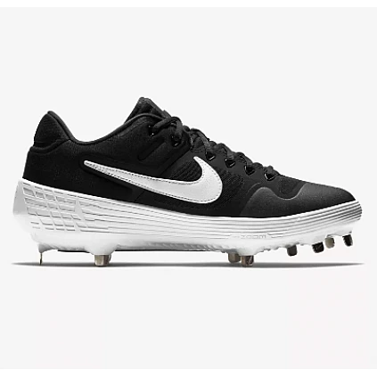 Nike Alpha Huarache Elite 2 Low: Zwart/Wit