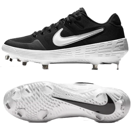 Nike Alpha Huarache Elite 2 Low: Zwart/Wit