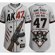  Party Jersey Mesh: AK47  White