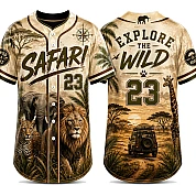  Party Jersey Mesh: Safari