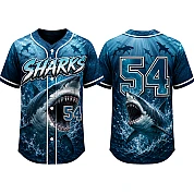  Party Jersey Mesh: Sharks