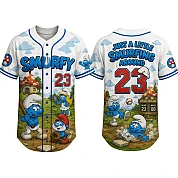  Party Jersey Mesh: Smurfen