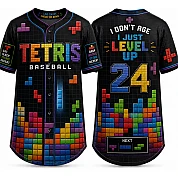  Party Jersey Mesh: Tetris