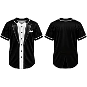  Party Jersey Mesh: Tuxedo