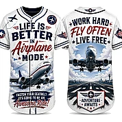  Party Jersey Mesh: Vliegtuigen