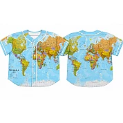  Party Jersey Mesh: World Map