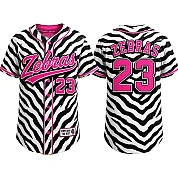  Party Jersey Mesh: Zebra