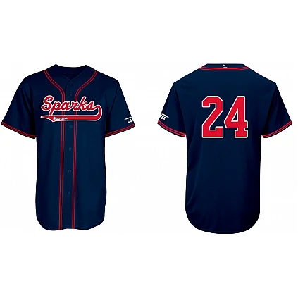 Sparks Shirt Honkbal Navy