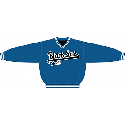 Stade Blacksox PolyMicro Pullover Jacket: Royal