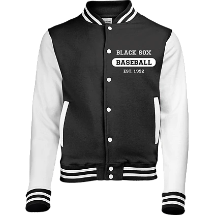 Stade Black Sox Varsity Jacket: Black
