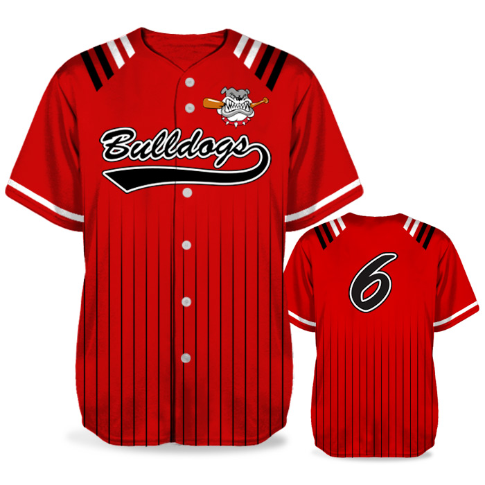 UpperDeck BB Jersey SS Full-Button