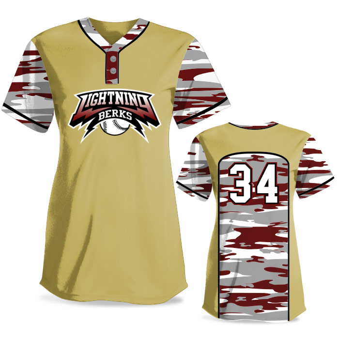 Camo Soul Traditional FP Jersey SS 2-Button