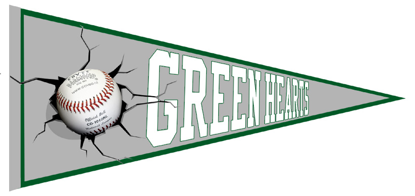 Green Hearts Pennant