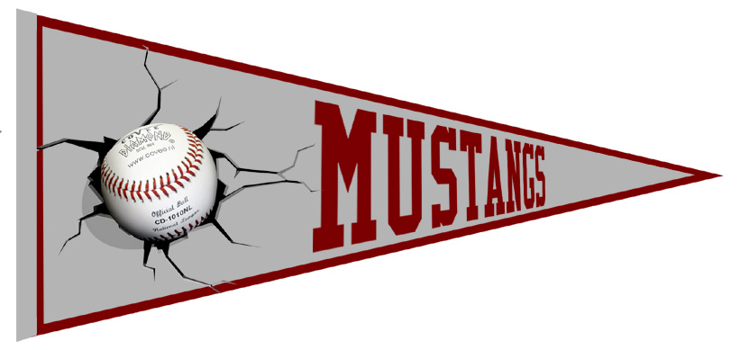 Mustangs Duitsland Pennant