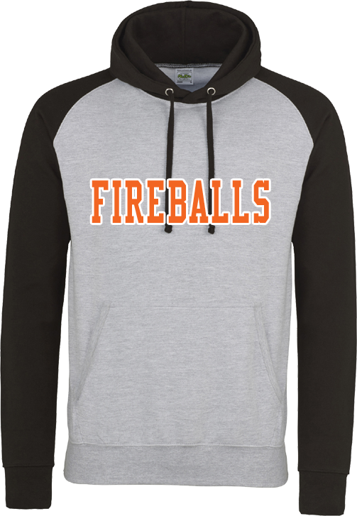 Felpa con cappuccio a contrasto Allershausen Fireballs