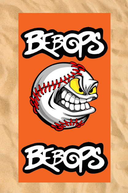 Asciugamano da spiaggia Club All-Over: Baseball arrabbiato