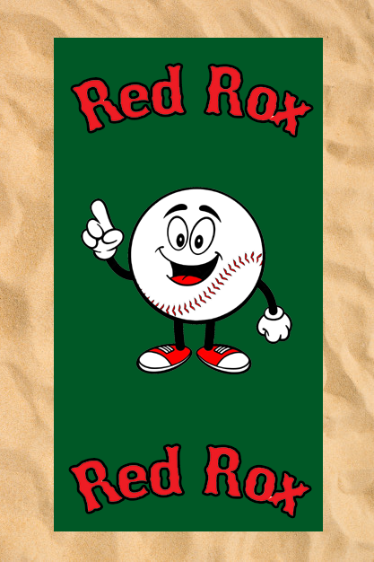 Asciugamano da spiaggia Club All-Over: Happy Baseball
