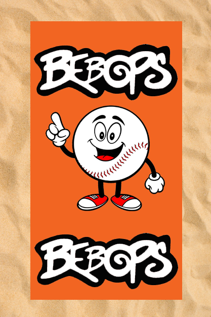 Asciugamano da spiaggia Club All-Over: Happy Baseball