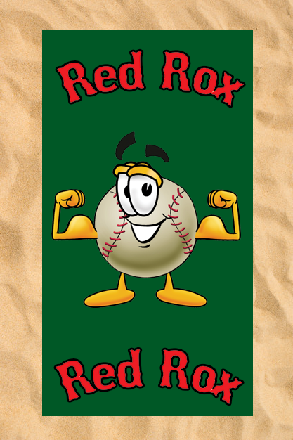 Asciugamano da spiaggia Club All-Over: Mr. Baseball Muscolo