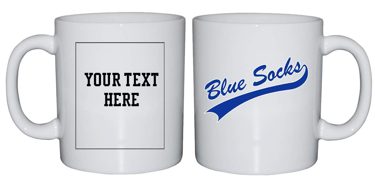 Blue Socks Mug