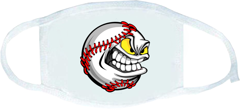 Maschera per la bocca: Baseball arrabbiato