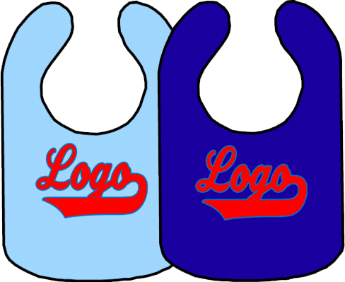 Club Baby Bib: Club logo