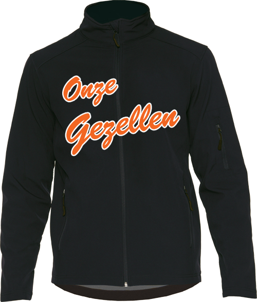 Giacca Softshell Onze Gezellen: Nero