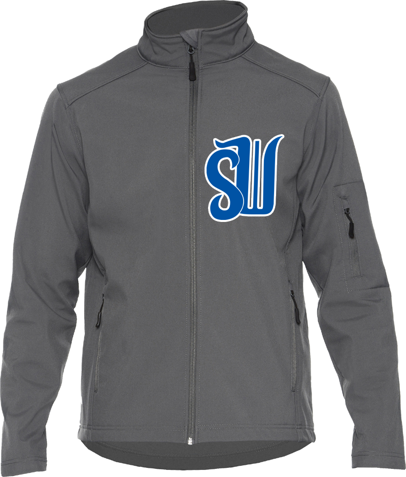 La Louviére snarling wolves Softshell Jack