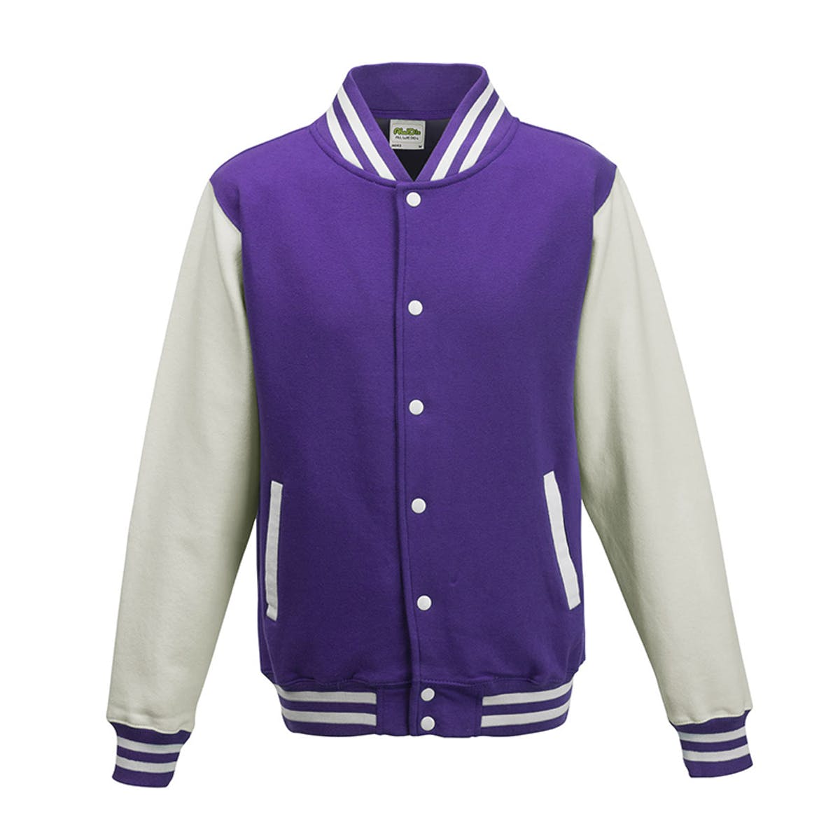Giacca Varsity viola/bianco