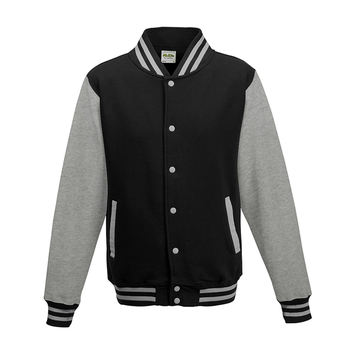 Varsity Jacket Jet Black/Grey