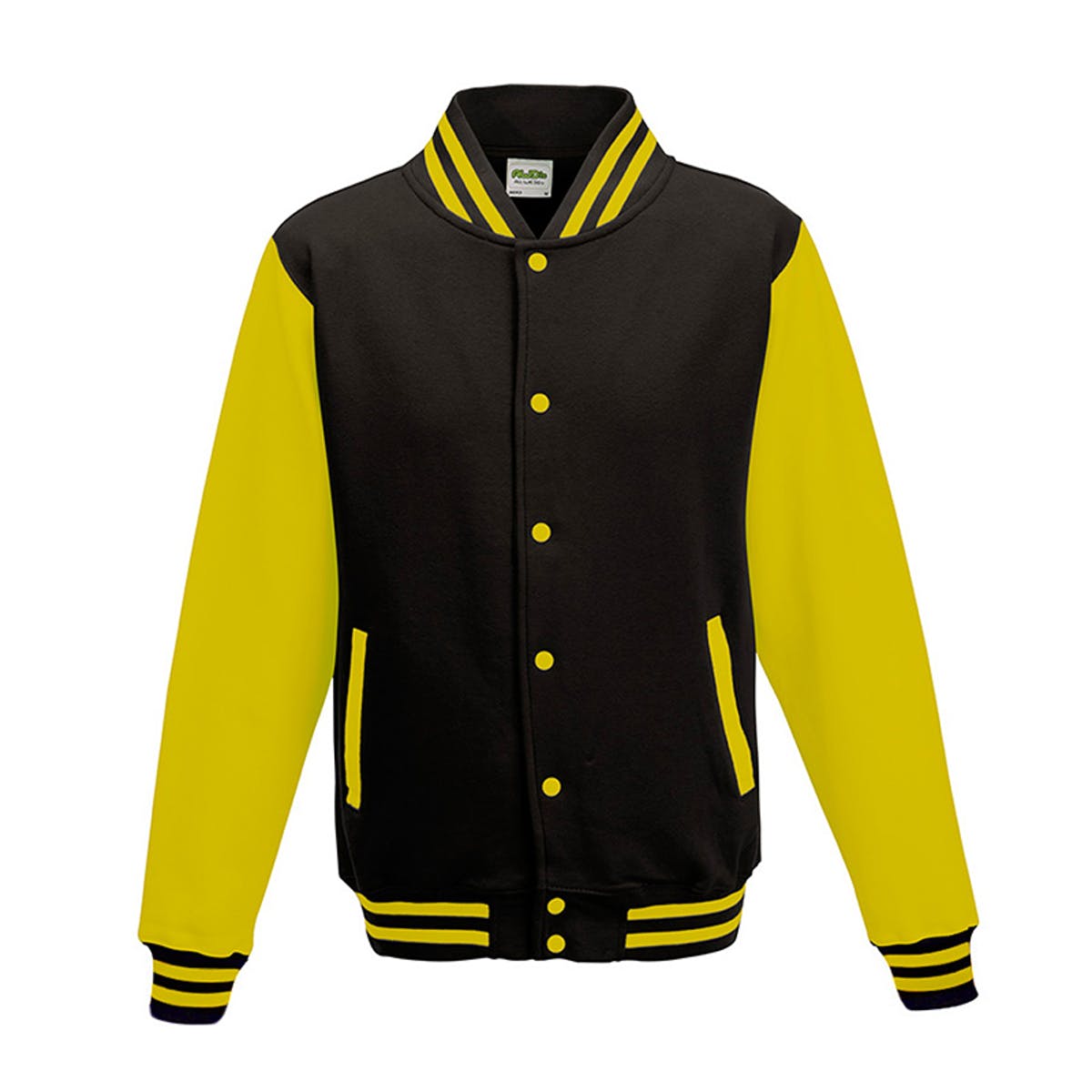 Giacca Varsity Nero/Giallo Sole