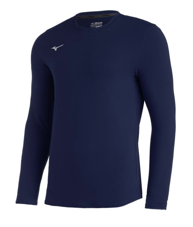 Mizuno COMP Diamond Ondershirt LM: Navy